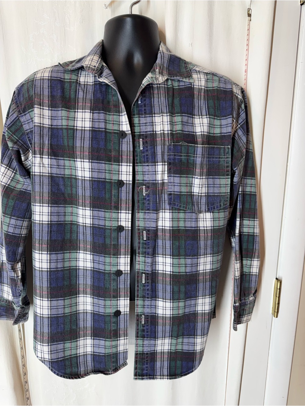 Vintage Hot & The Gang Men's Plaid Shirt